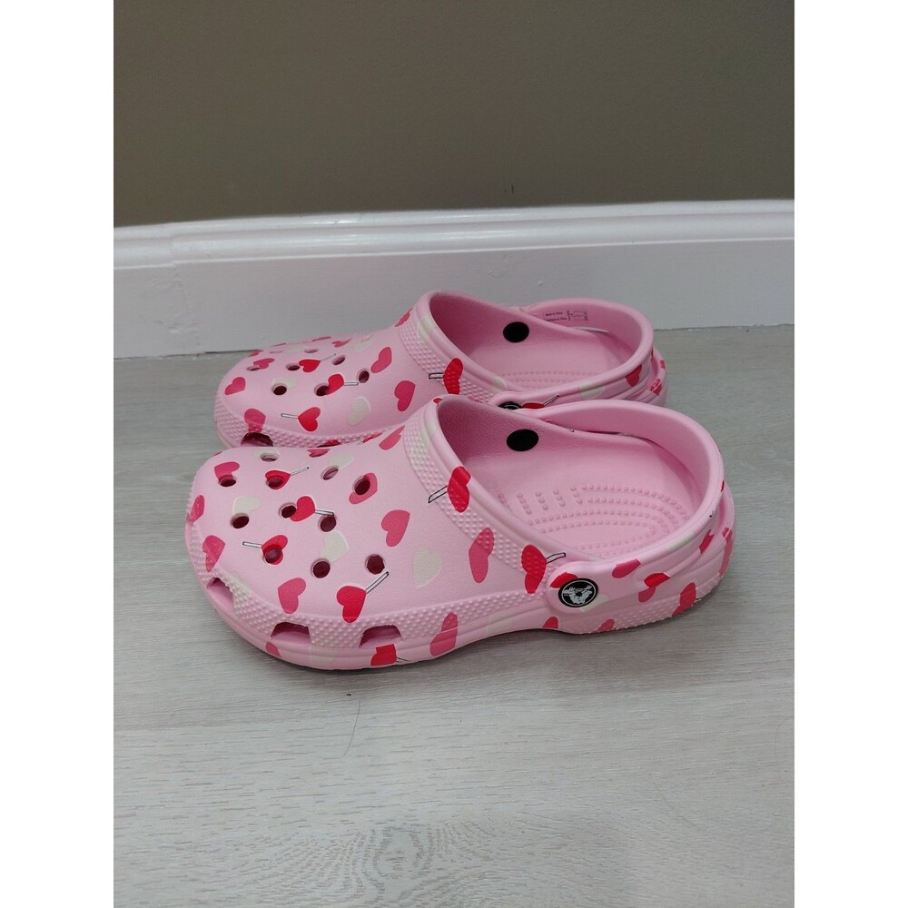 Crocs Classic Vday Clog Youth Size J5 Pink